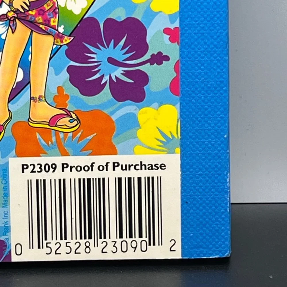 Lisa Frank Surfer Girl Mini‎ Composition Book 4.5